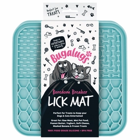 Pet Lick Mat for Dogs & Cats (Blue)