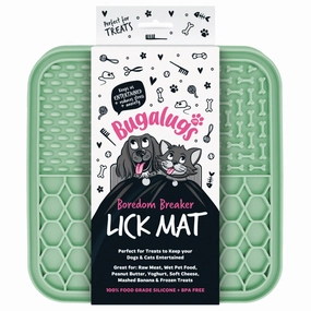 Pet Lick Mat for Dogs & Cats (Green)