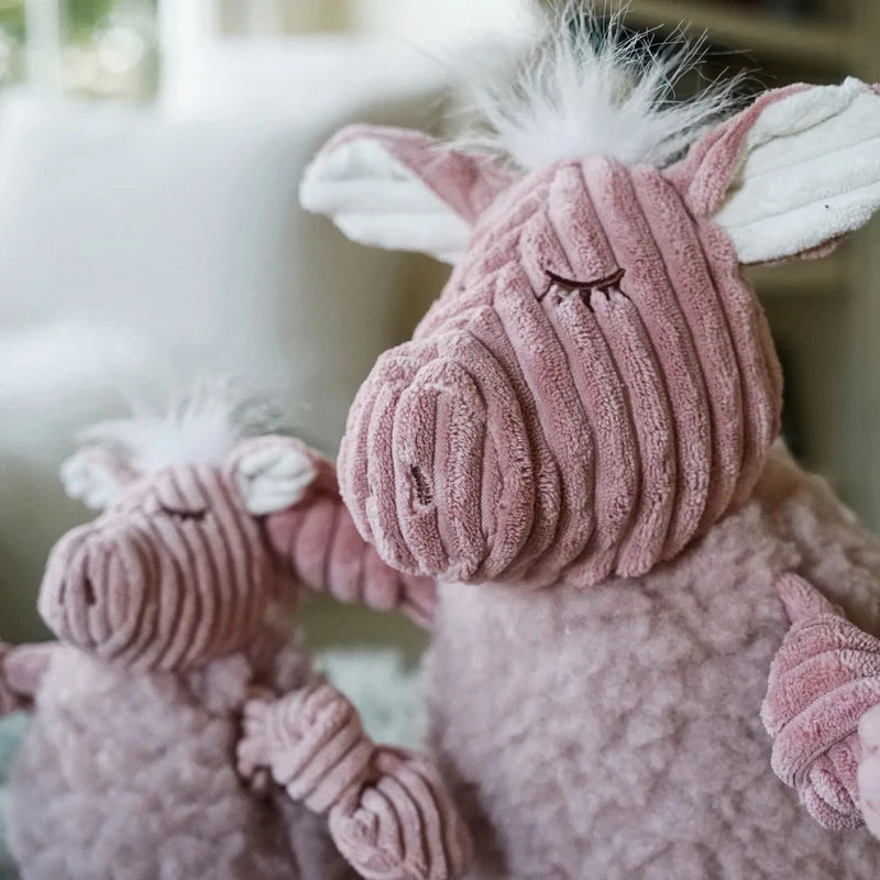 Pig Hugglehounds Fleece Fluffer Knottie
