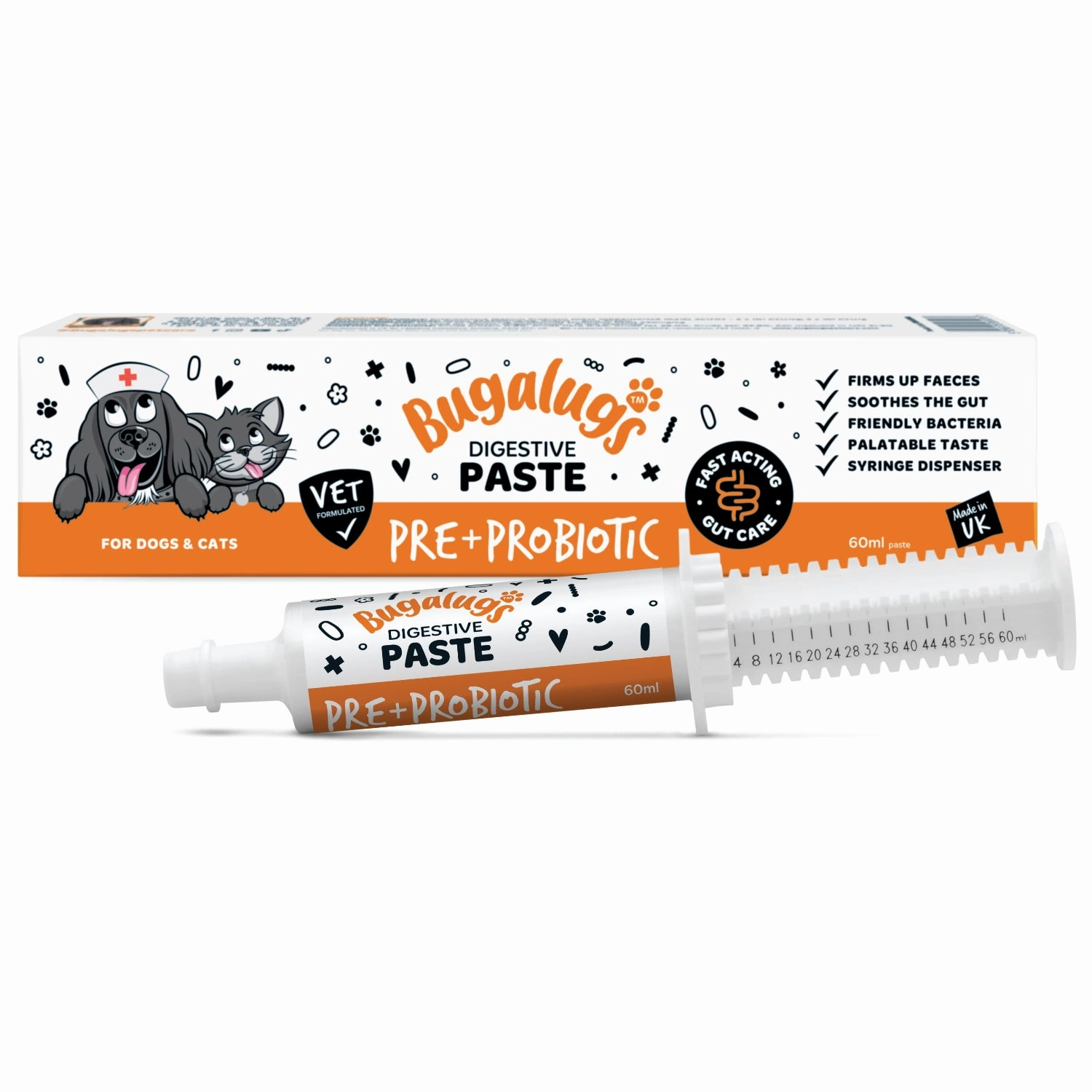 Pre & Probiotic Digestive Paste for Dogs & Cats (60ml)