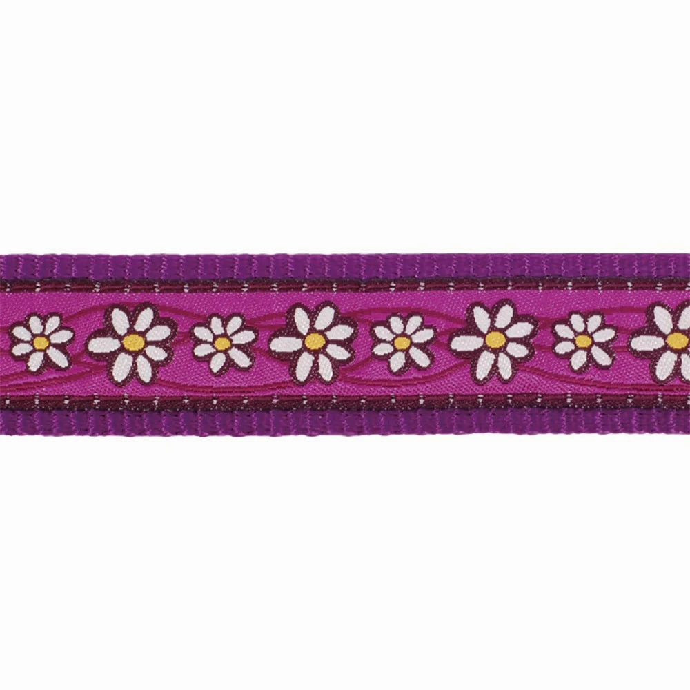 Purple Daisy Dog Lead by Red Dingo