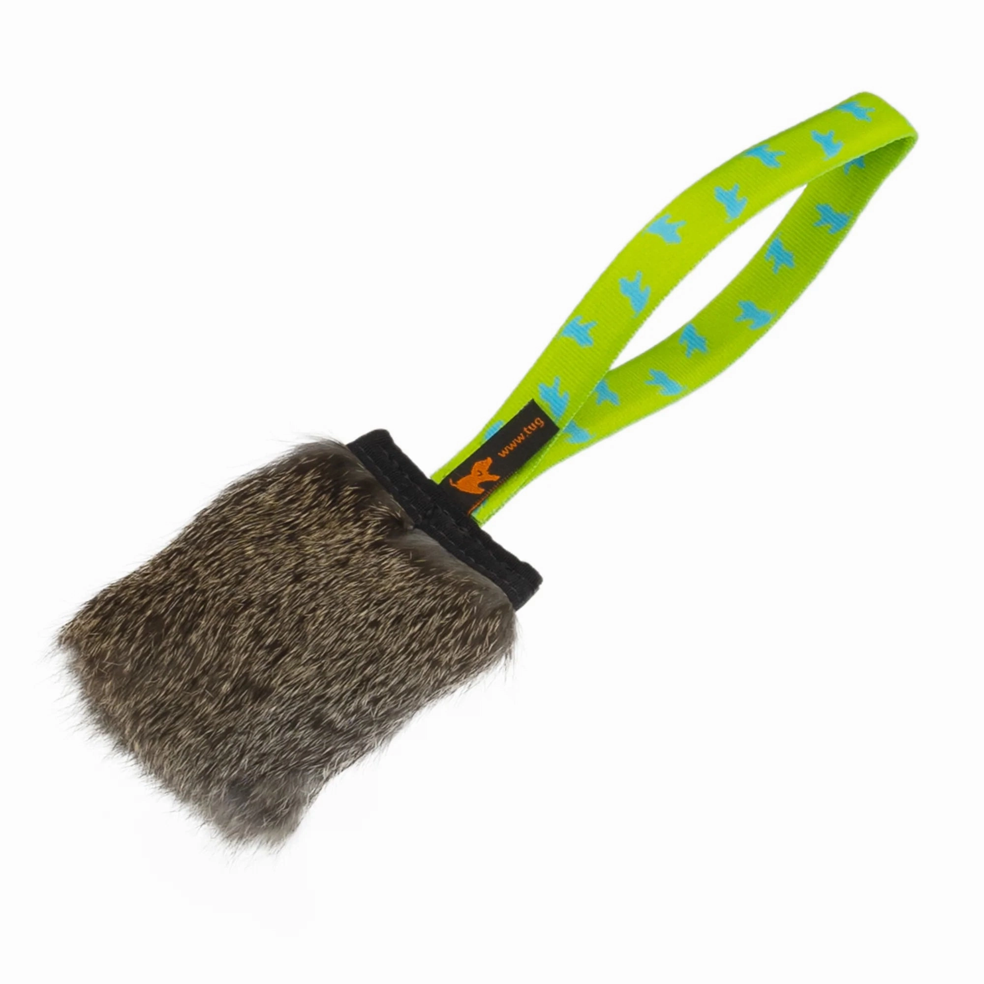 Rabbit Fur Pocket Squeaker Training Toy by Tug-e-Nuff