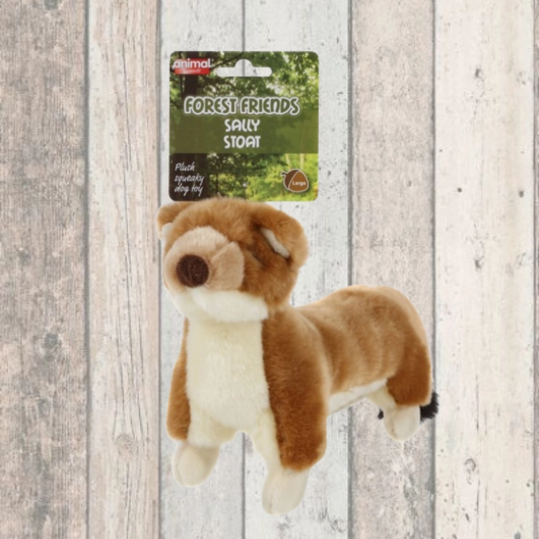 Sally the Stoat Dog Toy