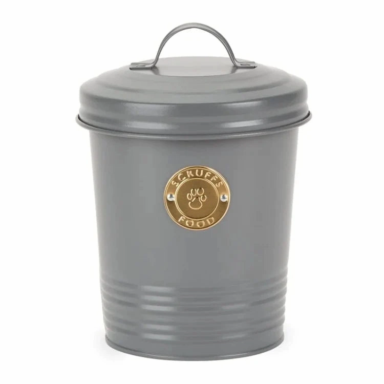 Scruffs Steel Storage Pet Treat Canister