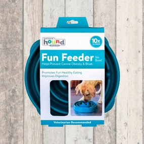 Slow Feeder Dog Bowl - Teal