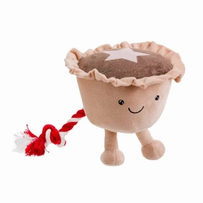 Soft Plush Mince Pie Dog Toy