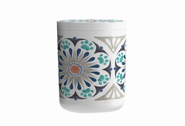Tarhong Carmel Medallion Grey Treat Jar