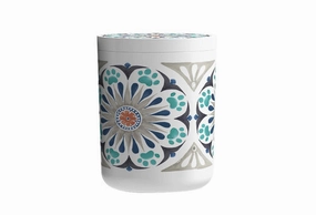 Tarhong Carmel Medallion Grey Treat Jar