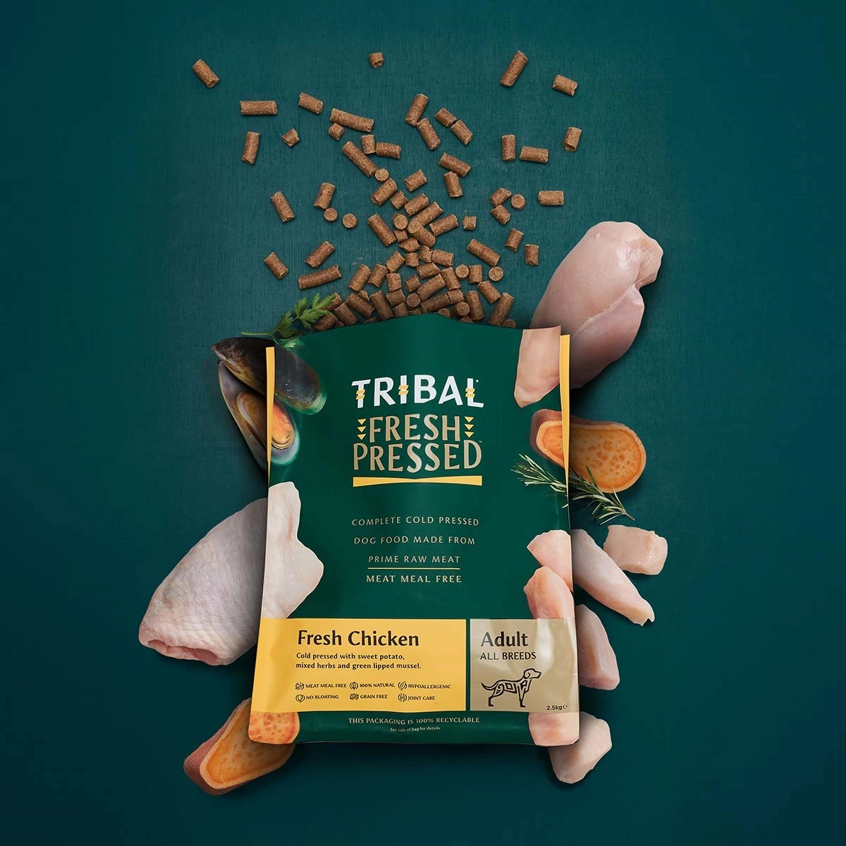Tribal Cold Pressed Chicken Dog Food