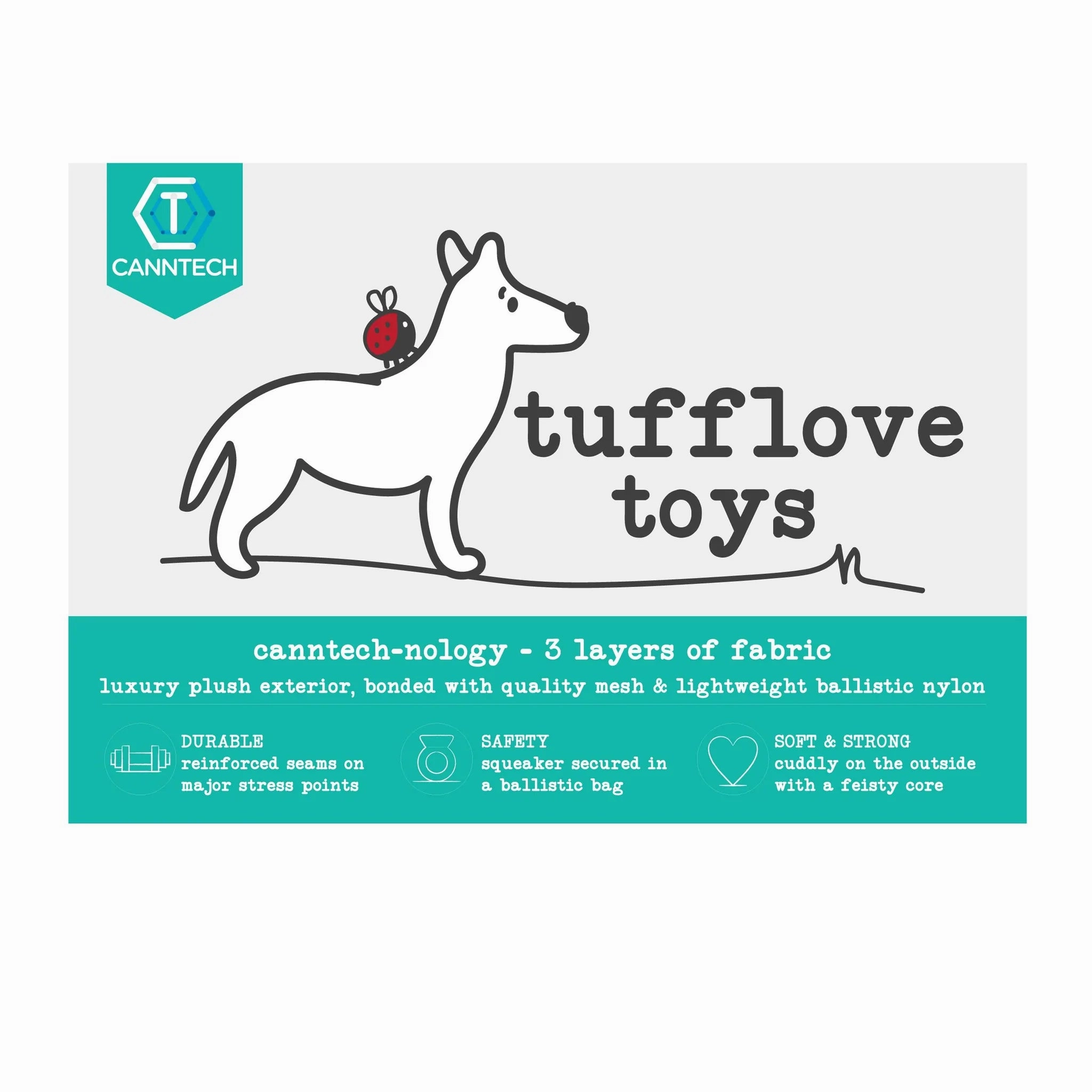 TuffLove Lion Puppy Toy