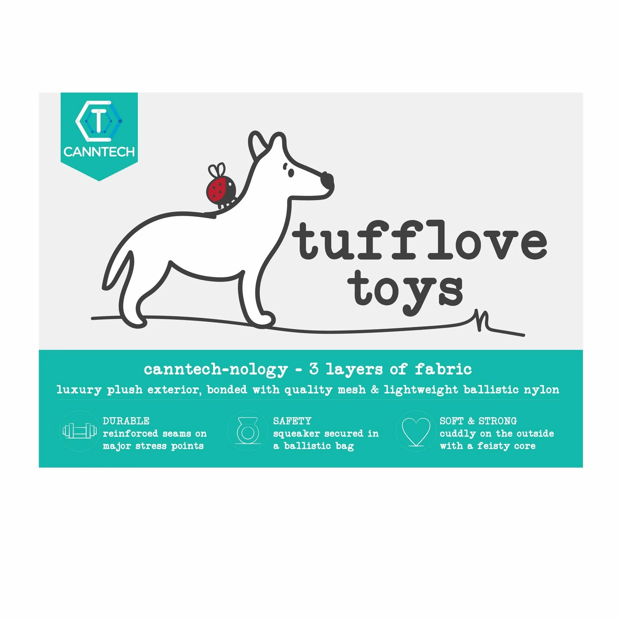 TuffLove Lion Puppy Toy