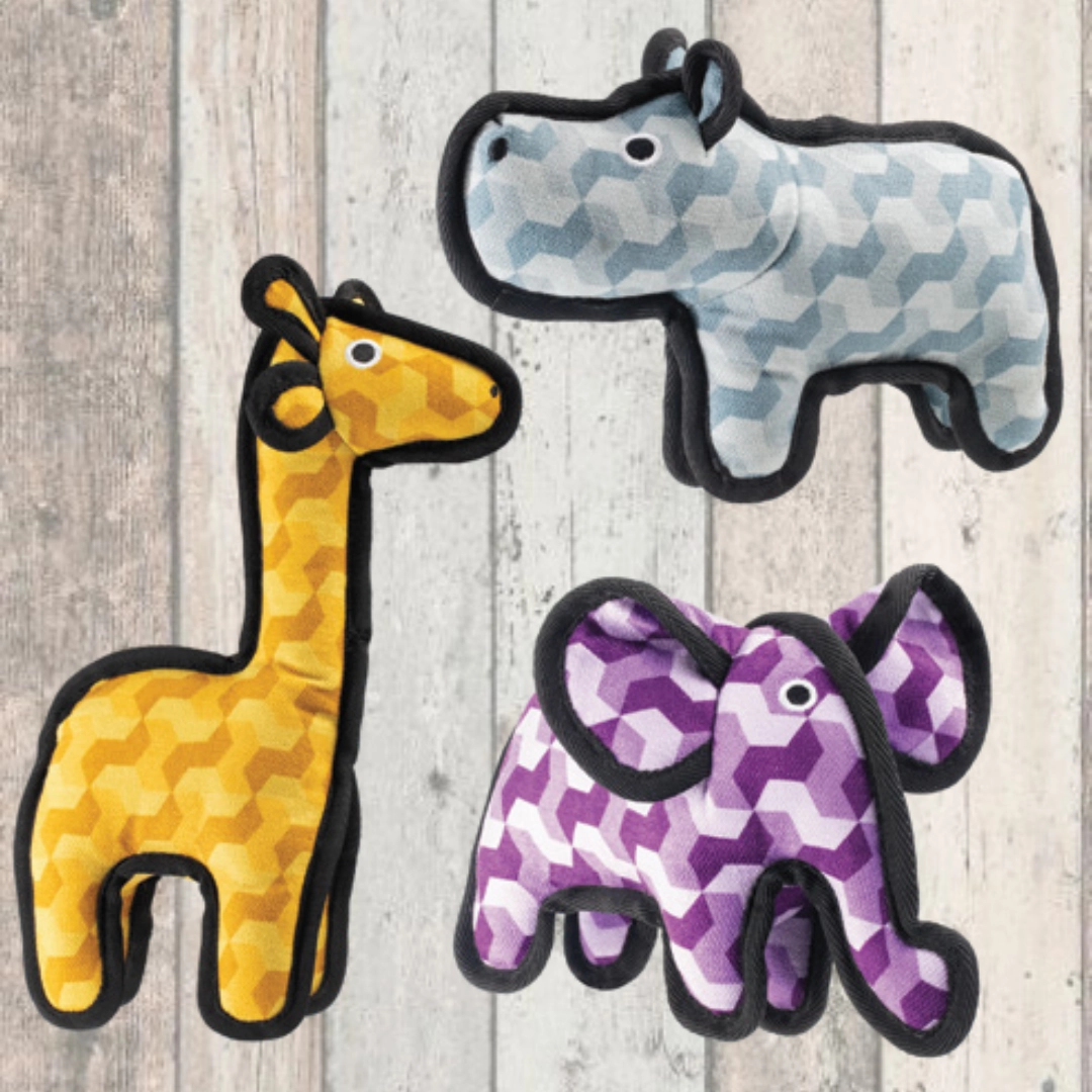 TUFFS Safari Dog Toys