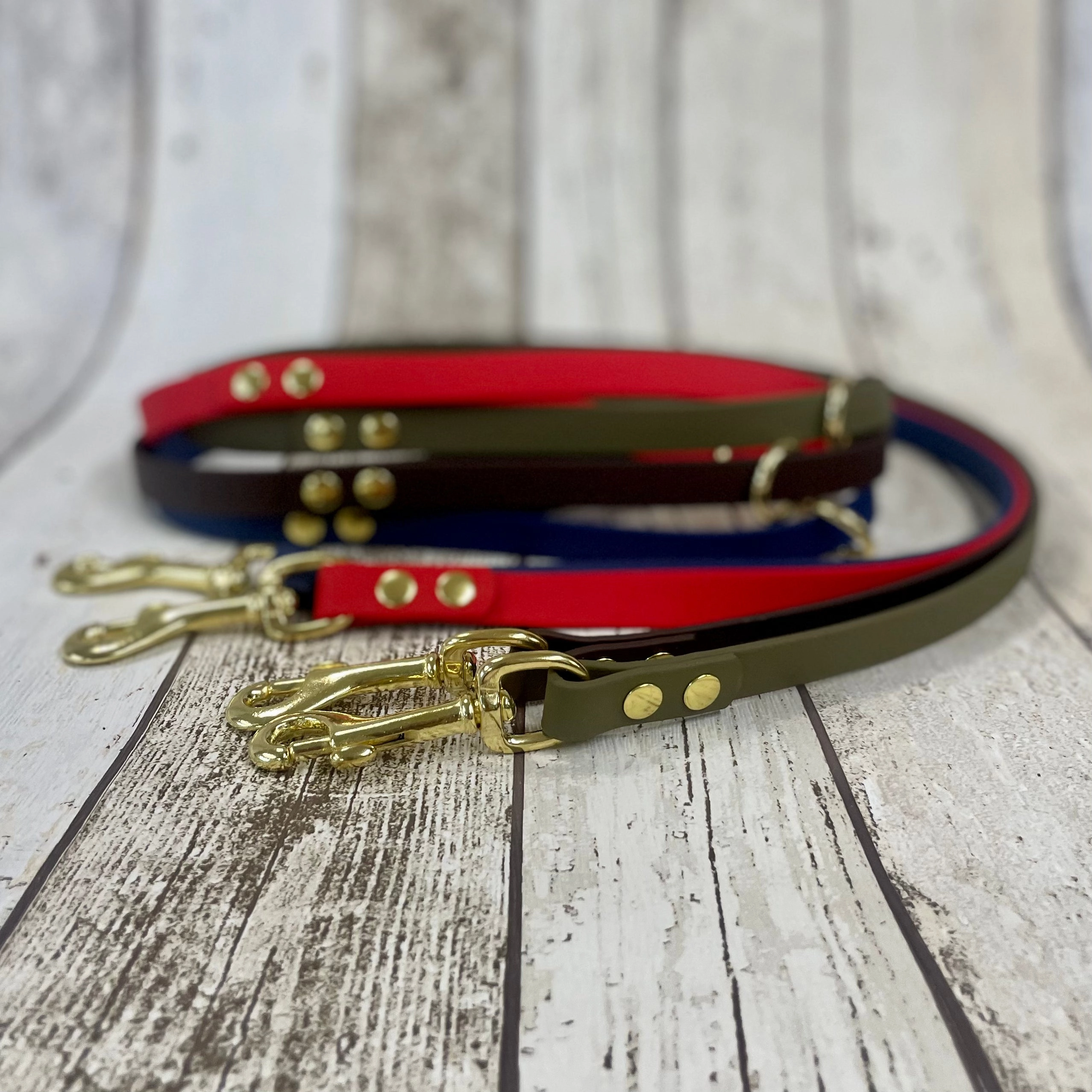 Waterproof Classic Vegan Leather Dog Lead
