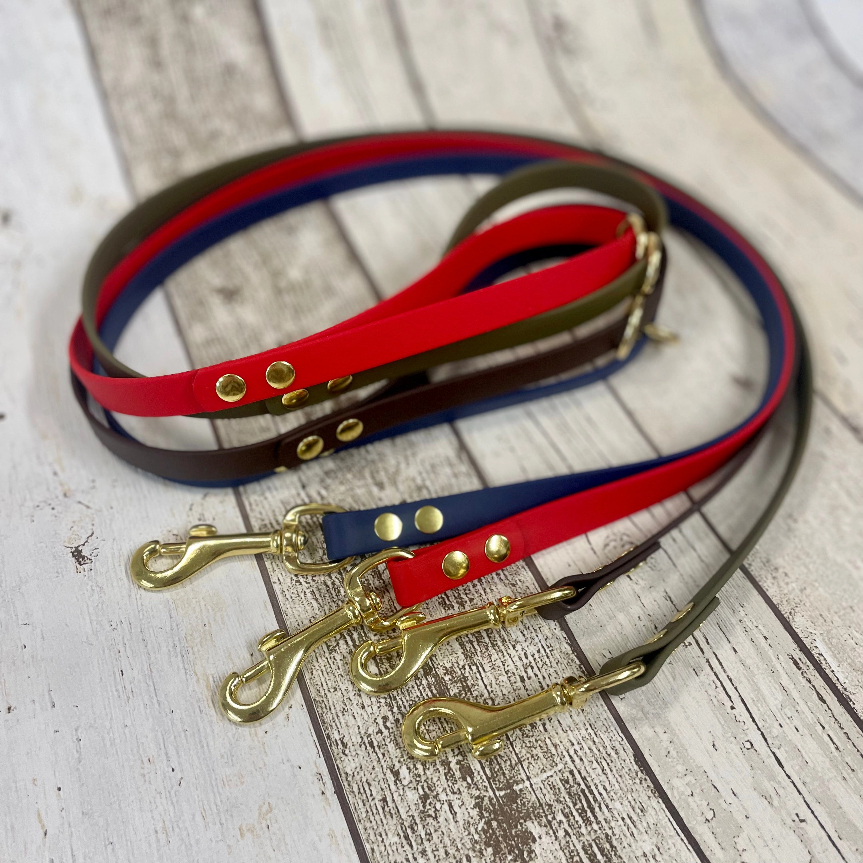 Waterproof Classic Vegan Leather Dog Lead