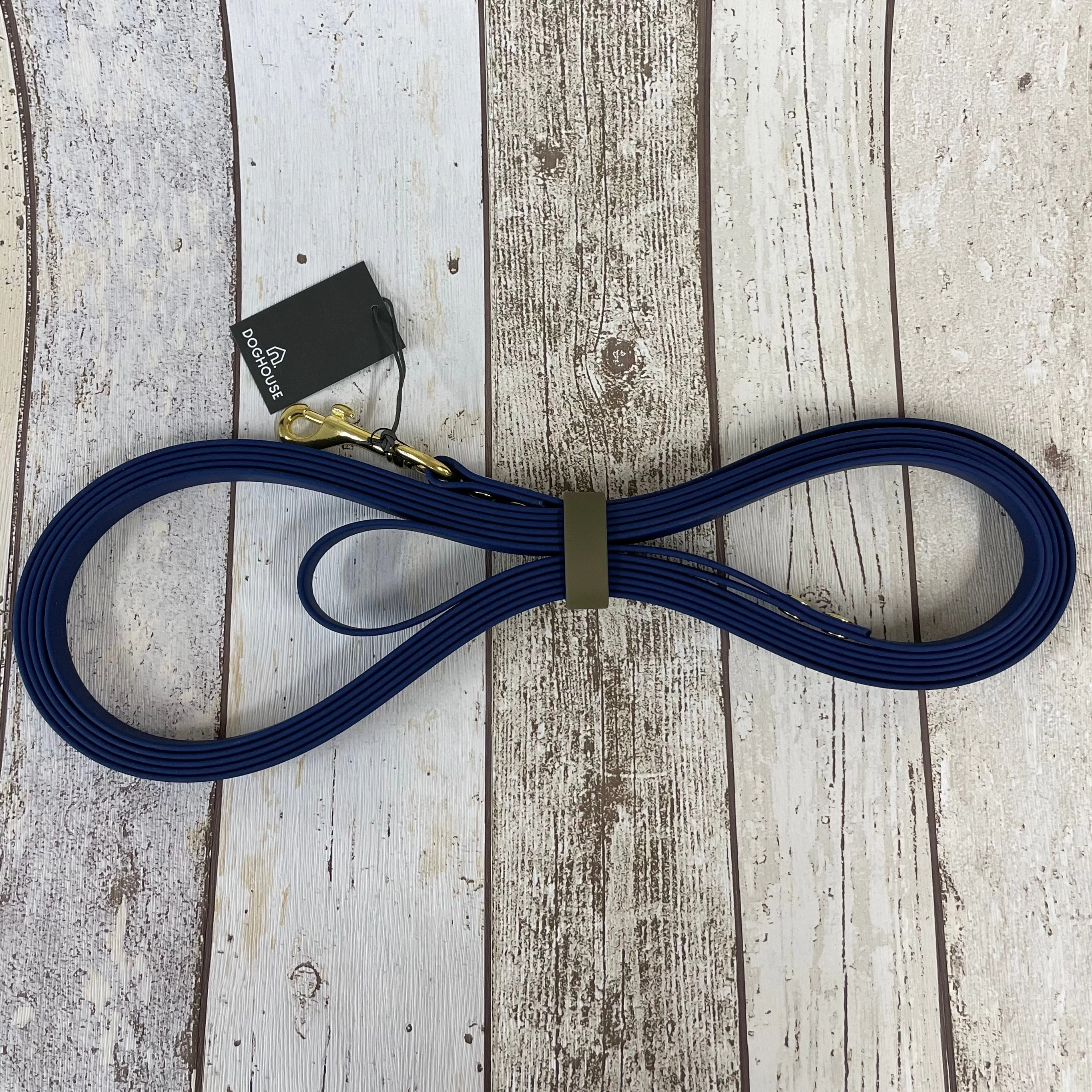 Waterproof Classic Vegan Leather Longline 5m Dog Lead